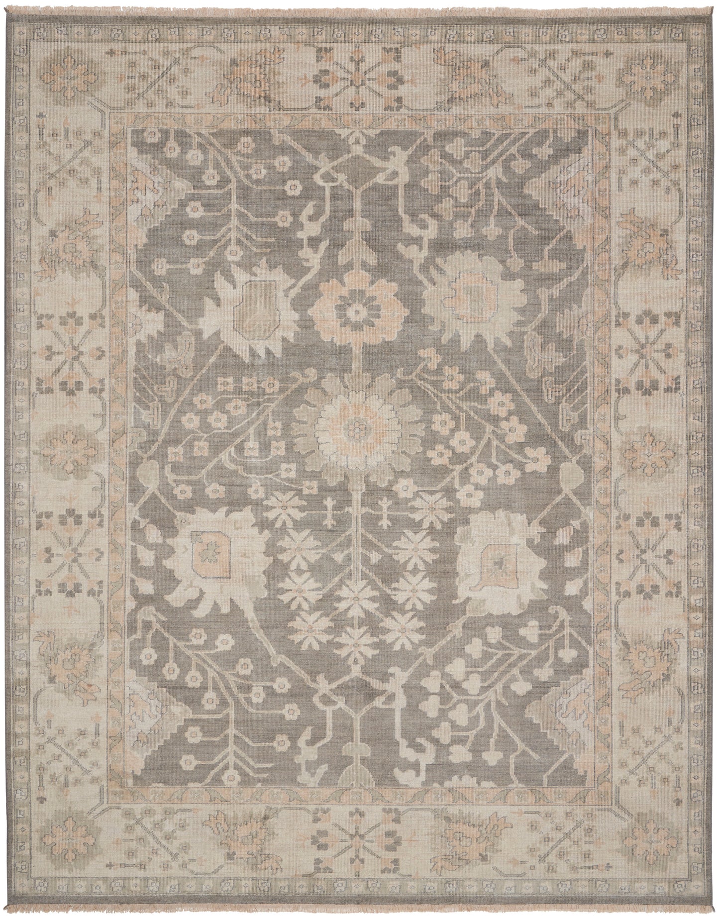 Nourison Home Aldora ALD08 Aubergine Traditional Hand Knotted Rug
