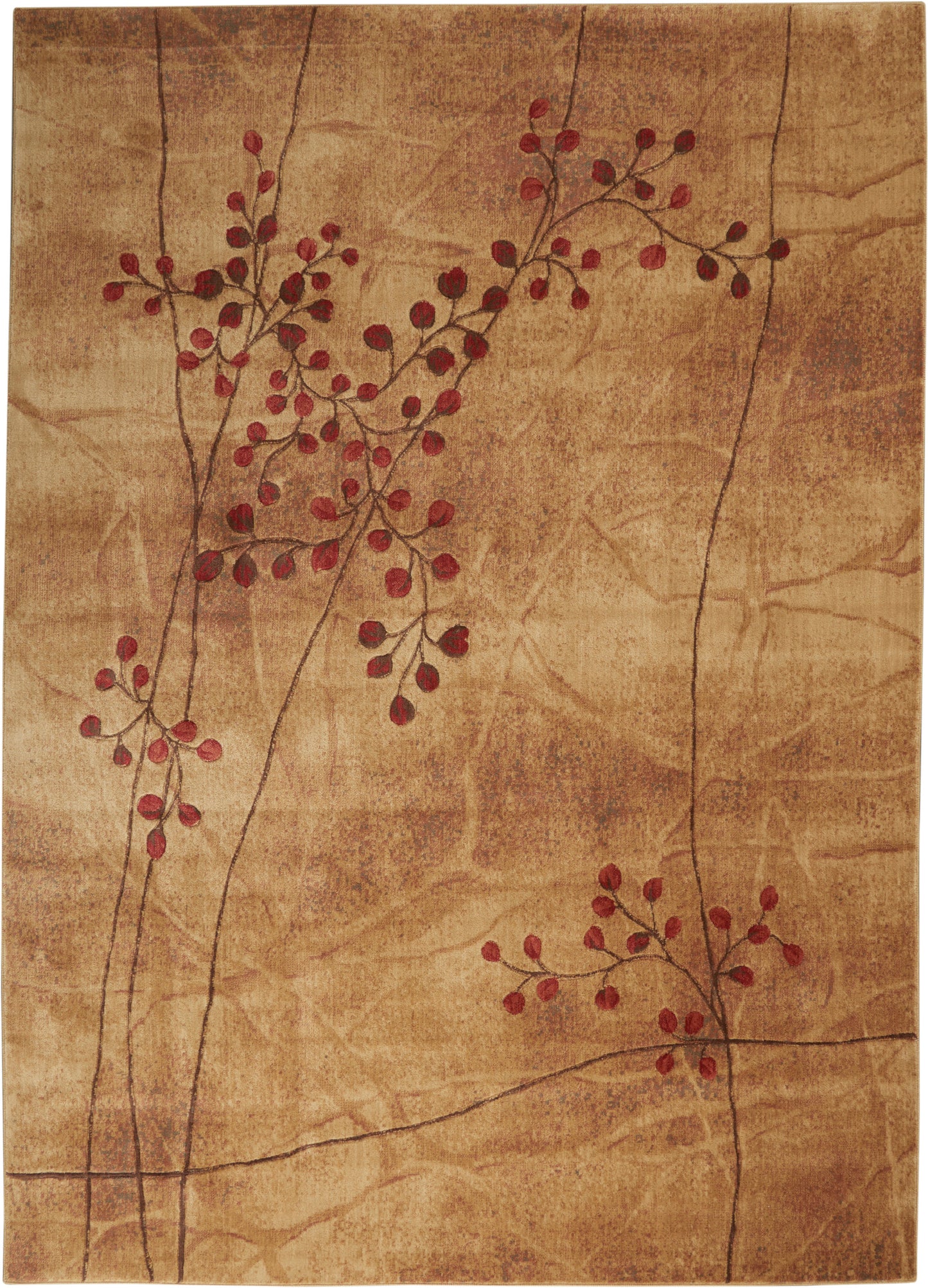 Nourison Home Somerset ST74 Latte Contemporary Power-loomed Rug