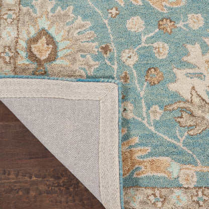 Nourison Home Jazmine  Blue  Traditional