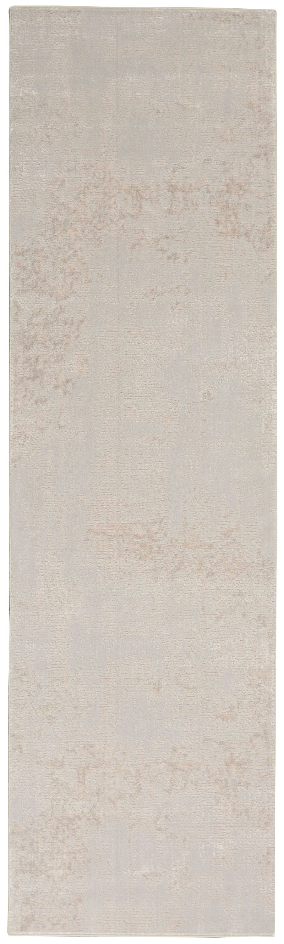 Nourison Home Silky Textures SLY01 Ivory Grey Contemporary Power-loomed Rug