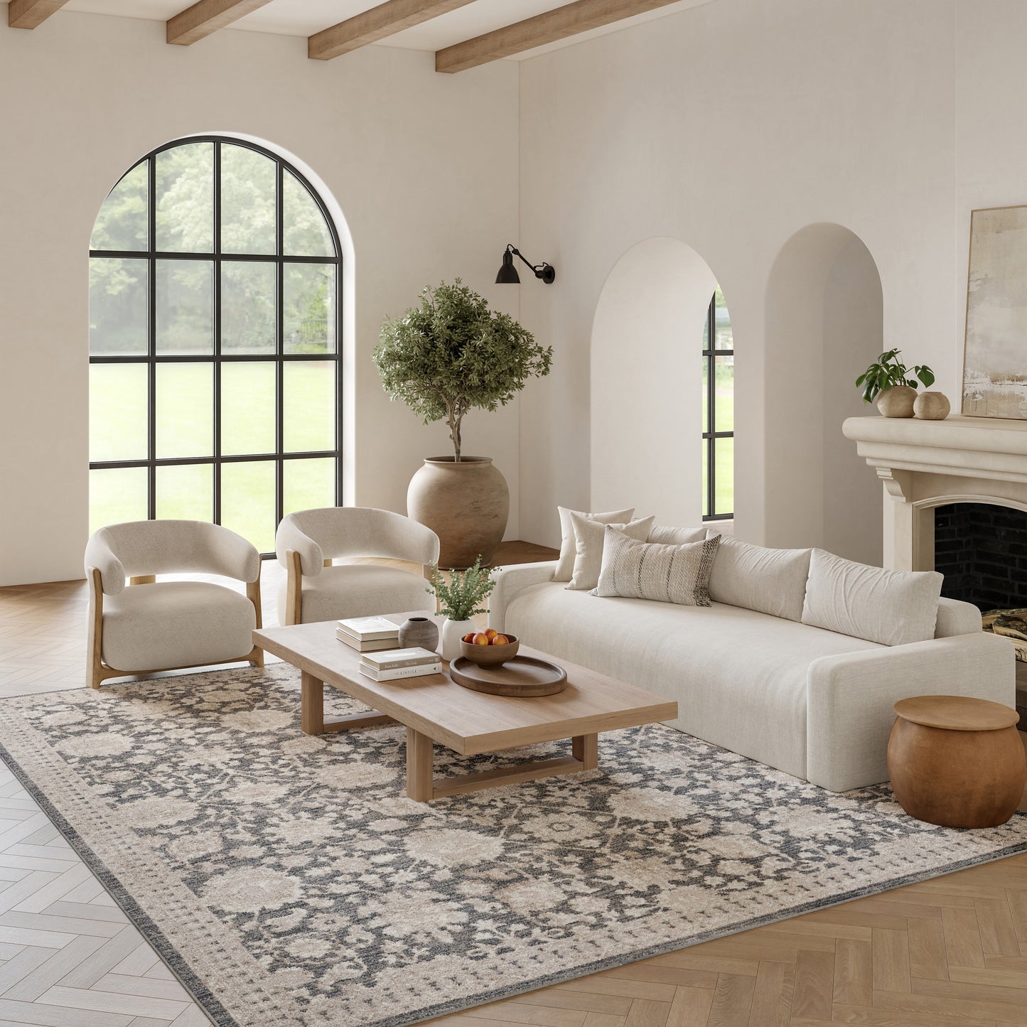 Nourison Home Eco Cycle  Charcoal  Traditional