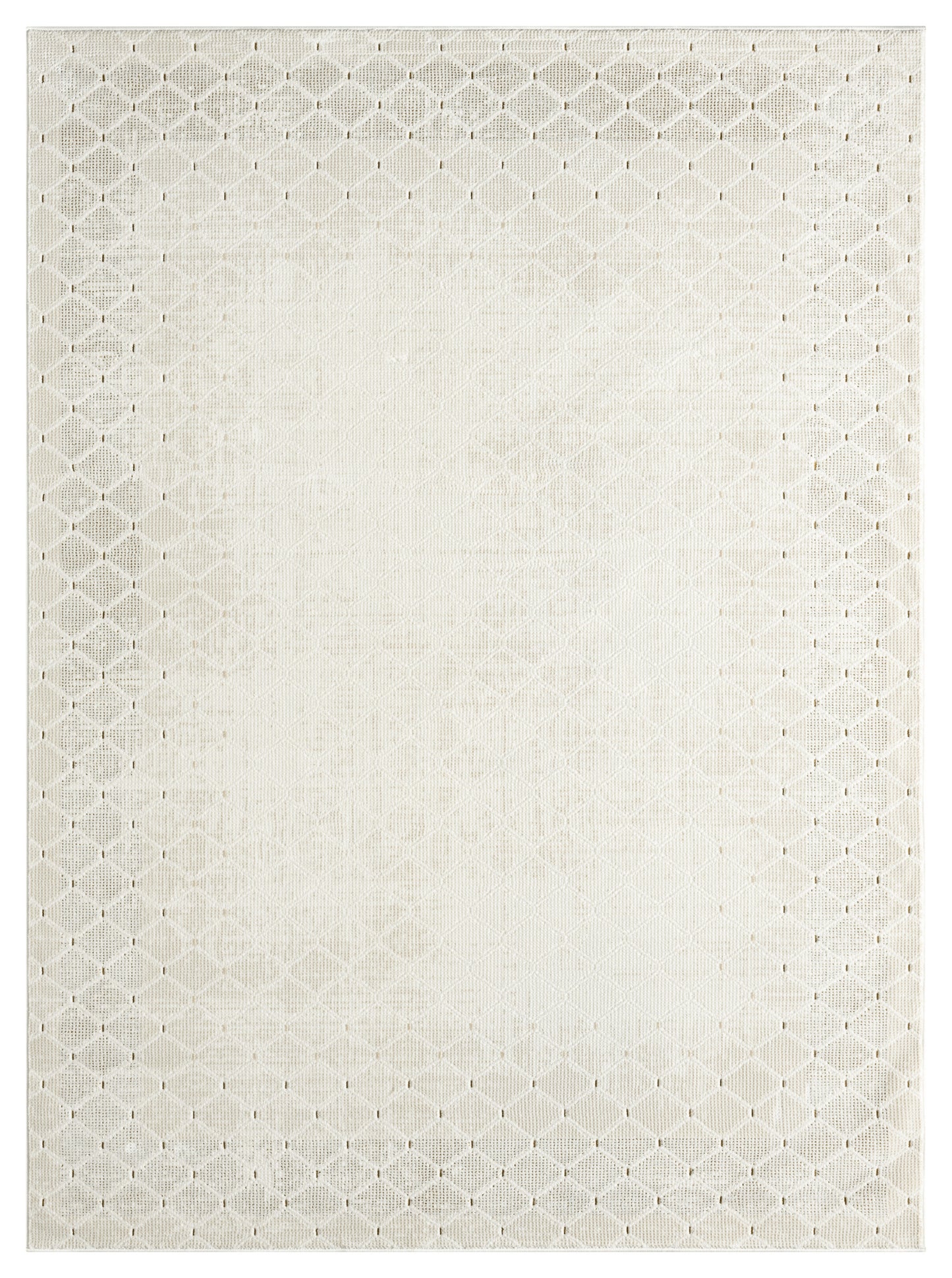 DKNY Grand Street GRN01 Ivory Contemporary Power-loomed Rug