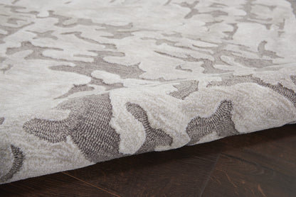 Nourison Home Symmetry  Ivory Taupe  Contemporary