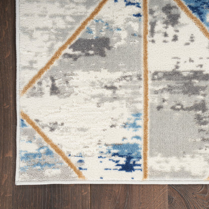 Nourison Home Elation  Grey Multicolor  Contemporary