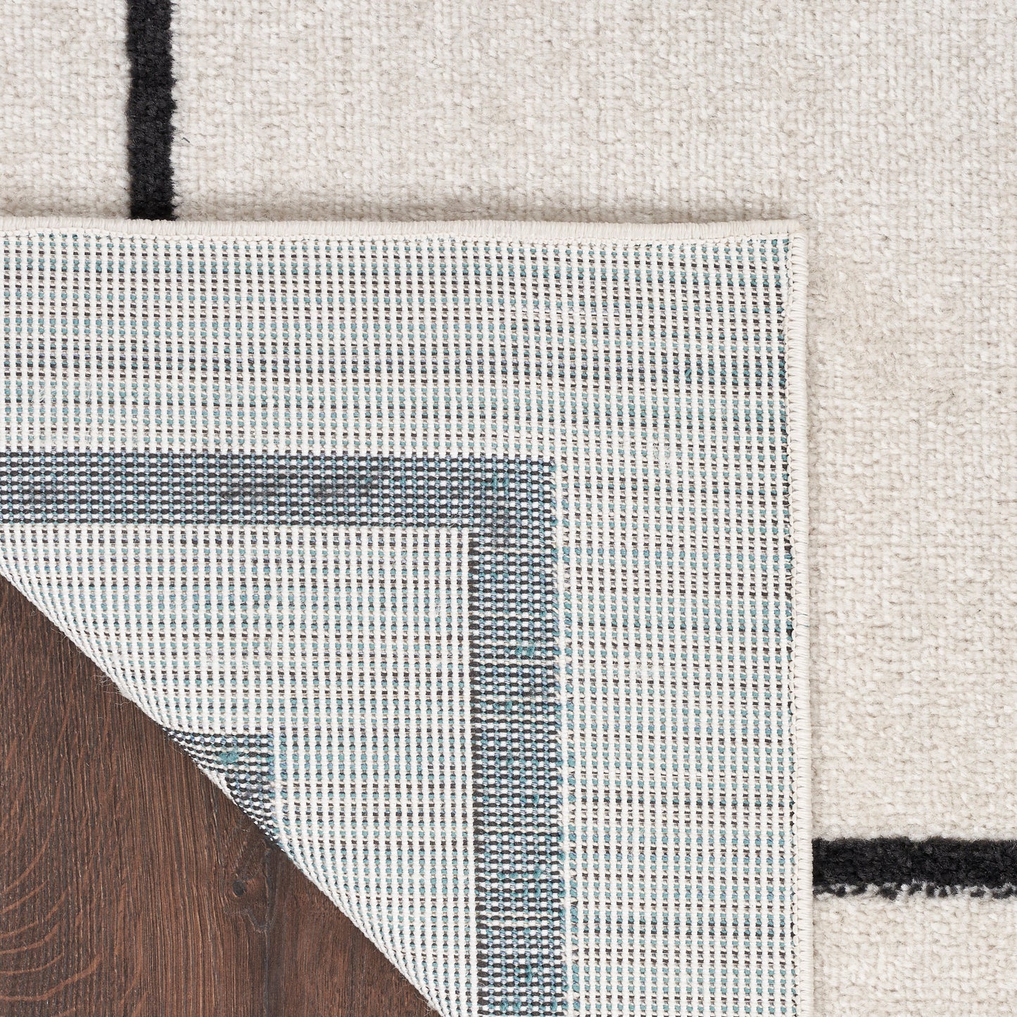 Nourison Home Nourison Essentials  Ivory Black  Contemporary