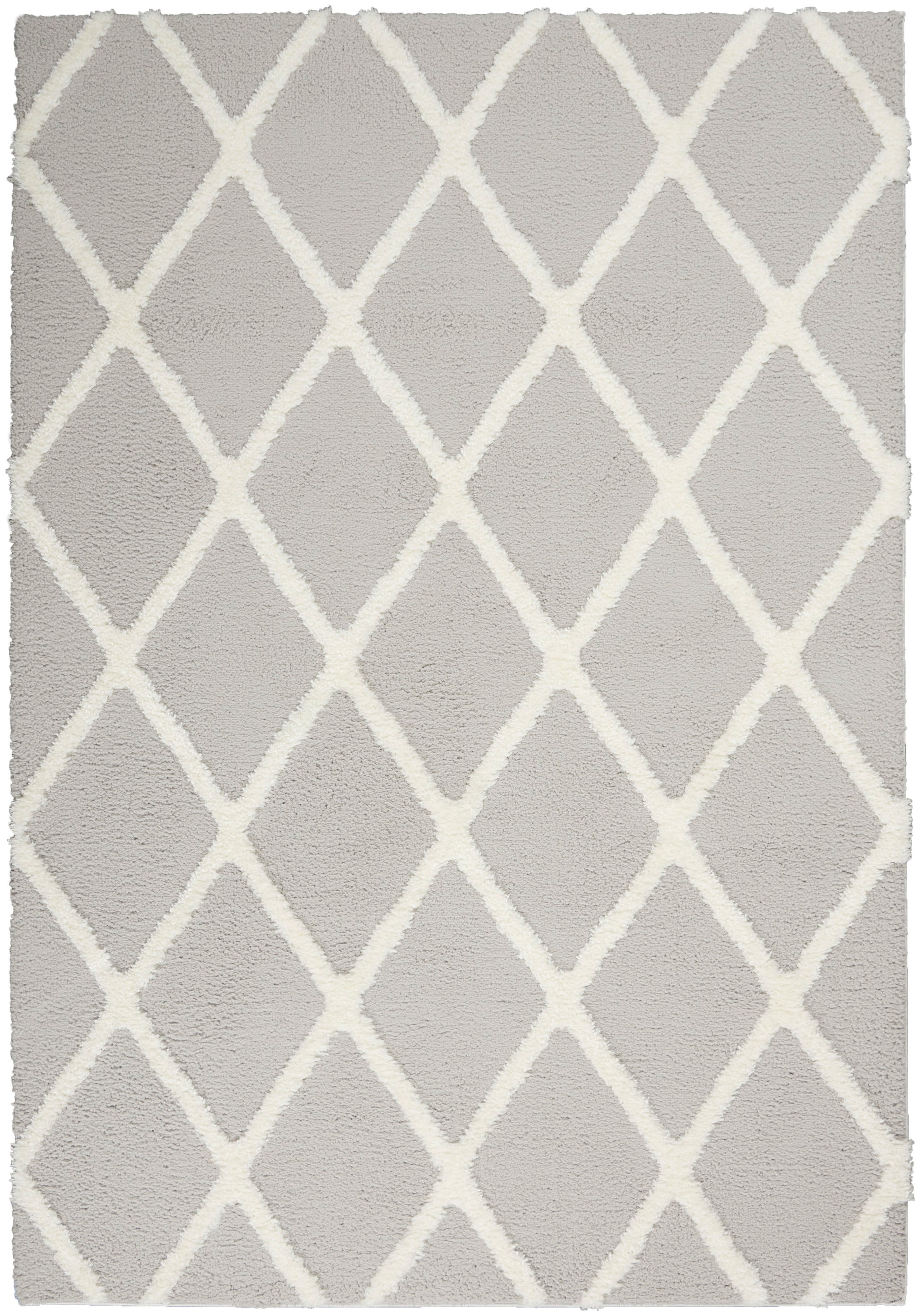 Nourison Home Feather Soft  Grey Ivory  Contemporary