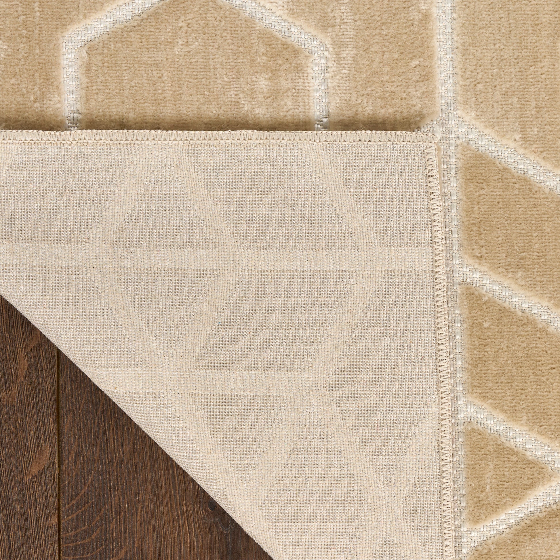 Nourison Home Washable Charm  Beige Ivory  Contemporary