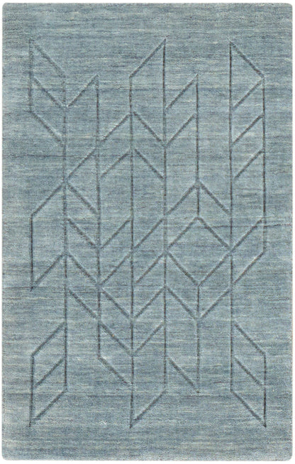 Nourison Home Alessia ALE01 Blue Contemporary Hand Knotted Rug