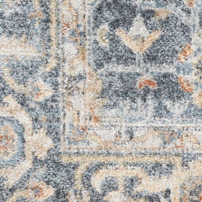 Nourison Home Astra Machine Washable  Grey Gold  Traditional