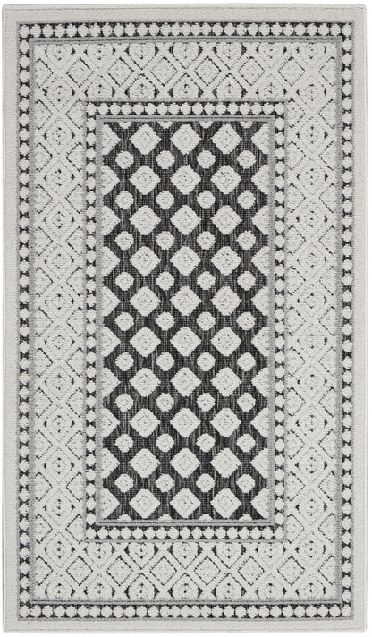 Nourison Home Key Largo KLG02 Dark Grey Transitional Power-loomed Rugs