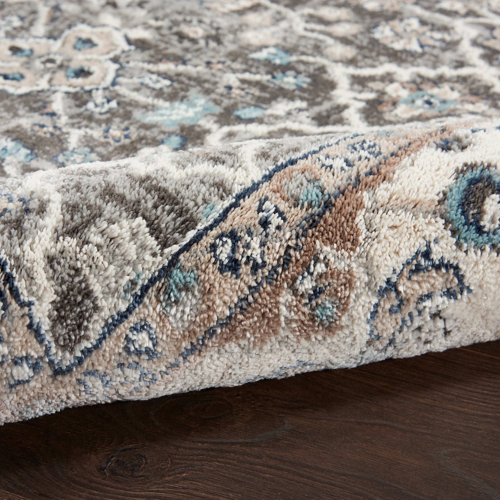 Nourison Home American Manor  Grey Ivory  Traditional