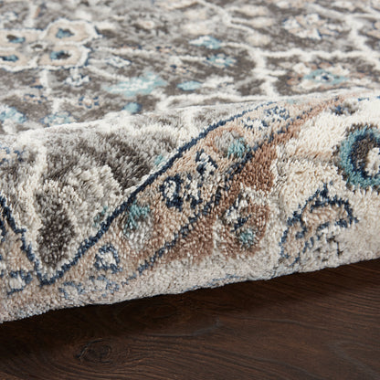 Nourison Home American Manor  Grey Ivory  Traditional