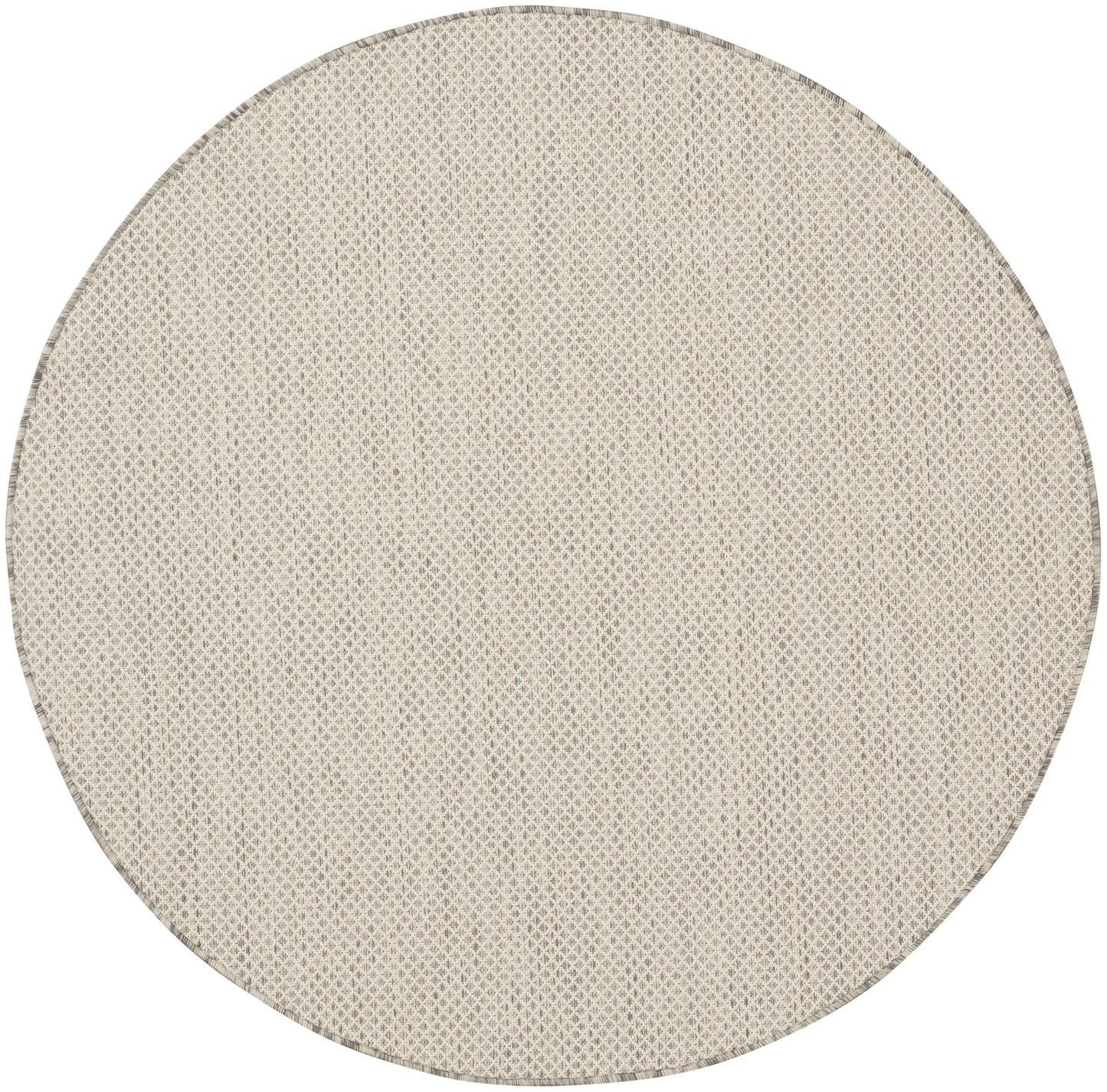 Nourison Home Courtyard COU01 Ivory Silver Contemporary Power-loomed Rug