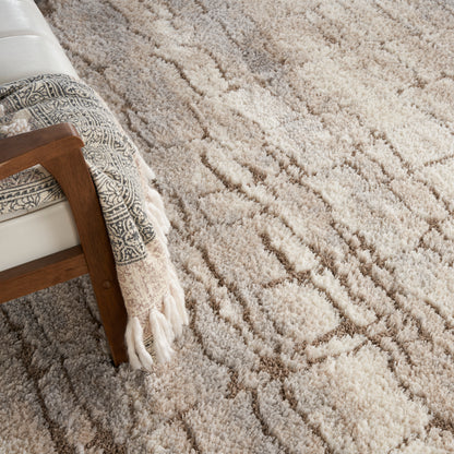 Nourison Home Dreamy Shag  Ivory Beige  Contemporary