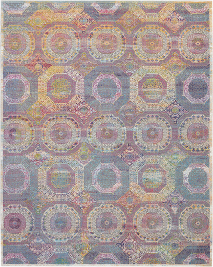 Nourison Home Ankara Global ANR05 Multicolor Transitional Power-loomed Rug