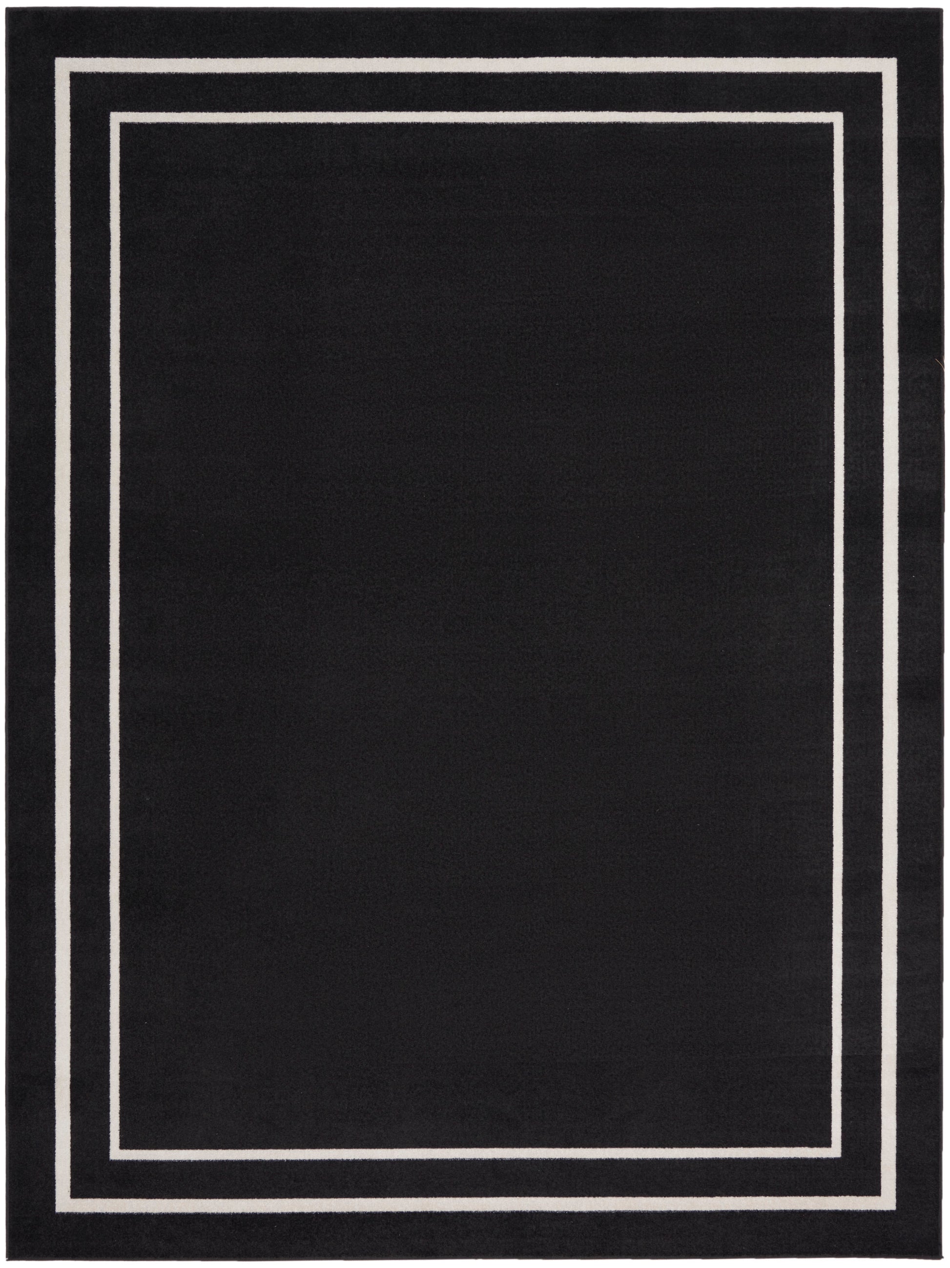 Nourison Home Nourison Essentials  Black Ivory  Contemporary