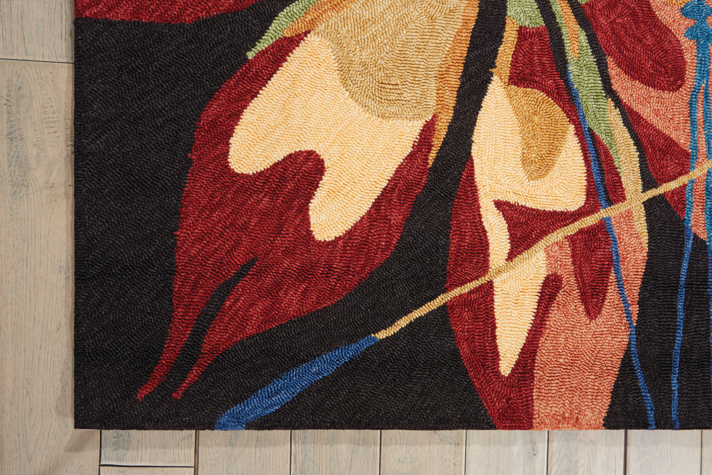 Nourison Home South Beach  Black  Contemporary