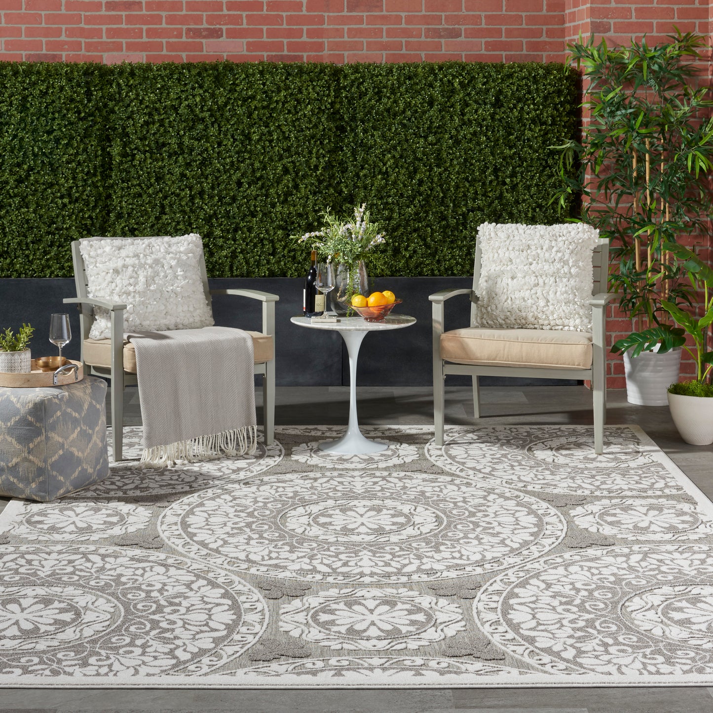 Nourison Home Key Largo  Taupe  Contemporary