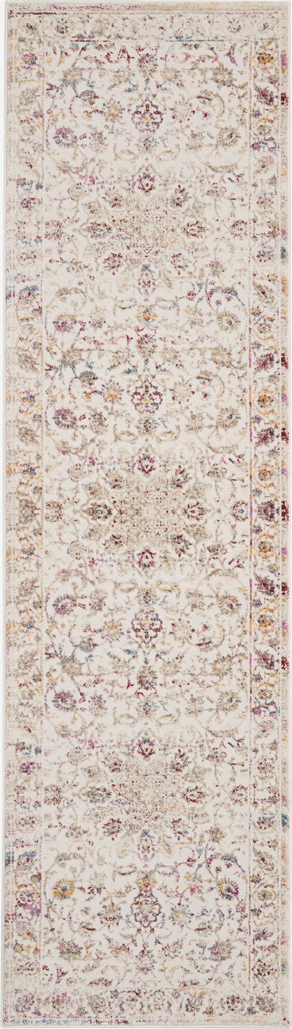 Nourison Home Melody MEL02 Ivory Multicolor Traditional Power-loomed Rug
