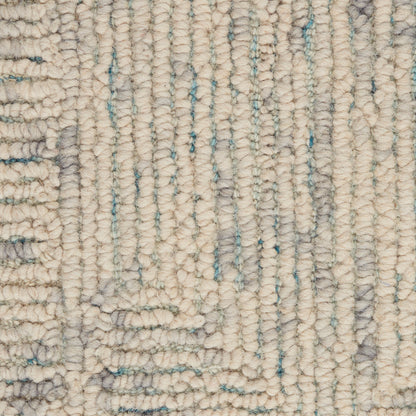 Nourison Home Colorado  Ivory Grey Teal  Contemporary