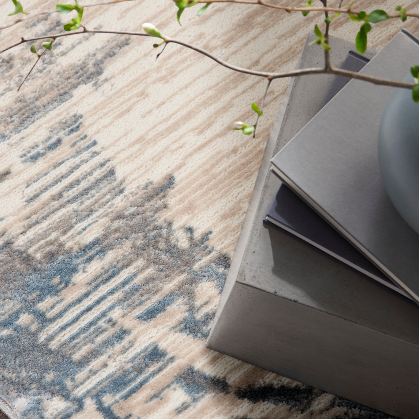 Calvin Klein CK005 Enchanting  Ivory Grey Blue  Contemporary