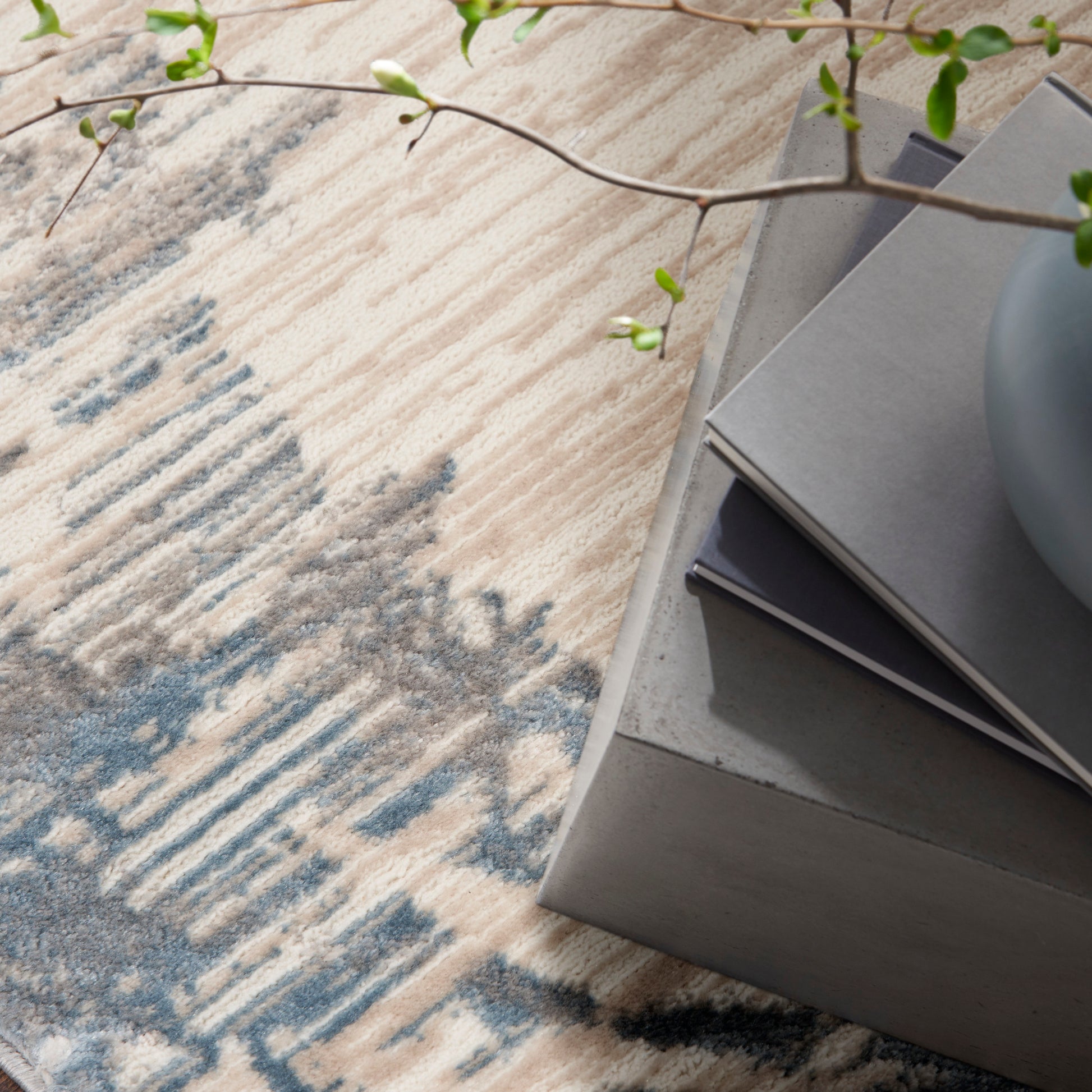 Calvin Klein CK005 Enchanting  Ivory Grey Blue  Contemporary