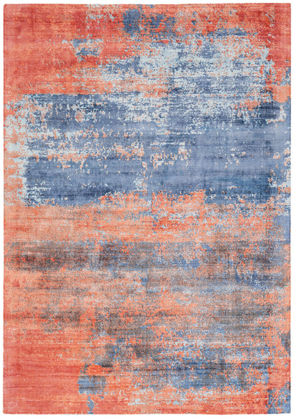 Nourison Home Safari Dreams KI374 Blue Brick Contemporary Loomed Rug