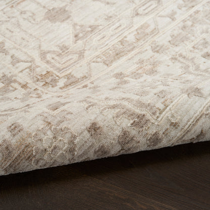 Nourison Home Shadows  Ivory Grey  Traditional
