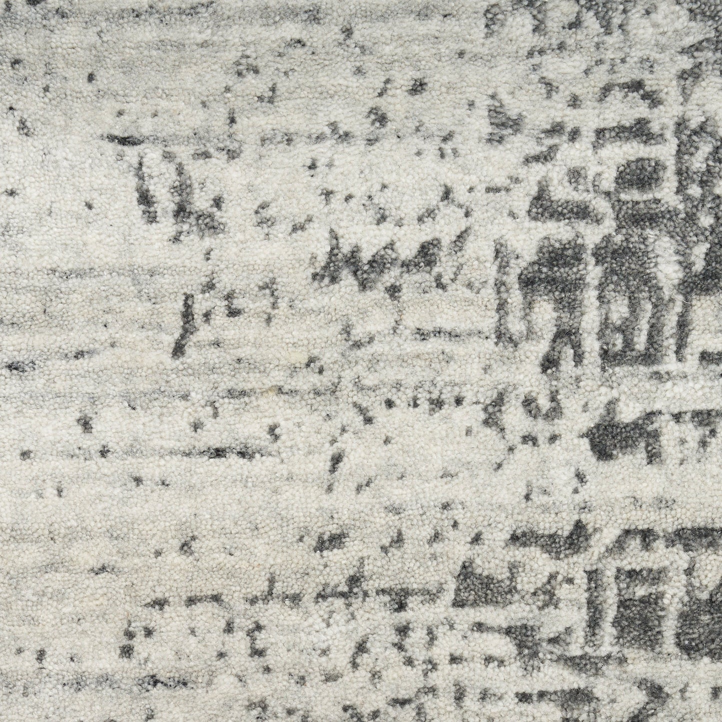 Nourison Home Harmony  Ivory Charcoal  Contemporary