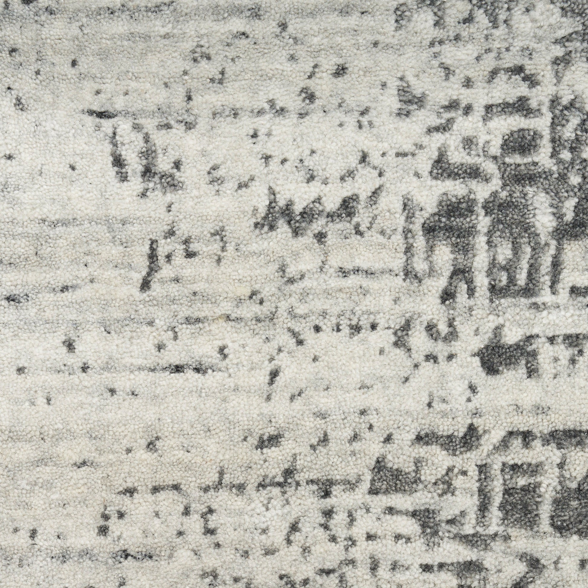 Nourison Home Harmony  Ivory Charcoal  Contemporary