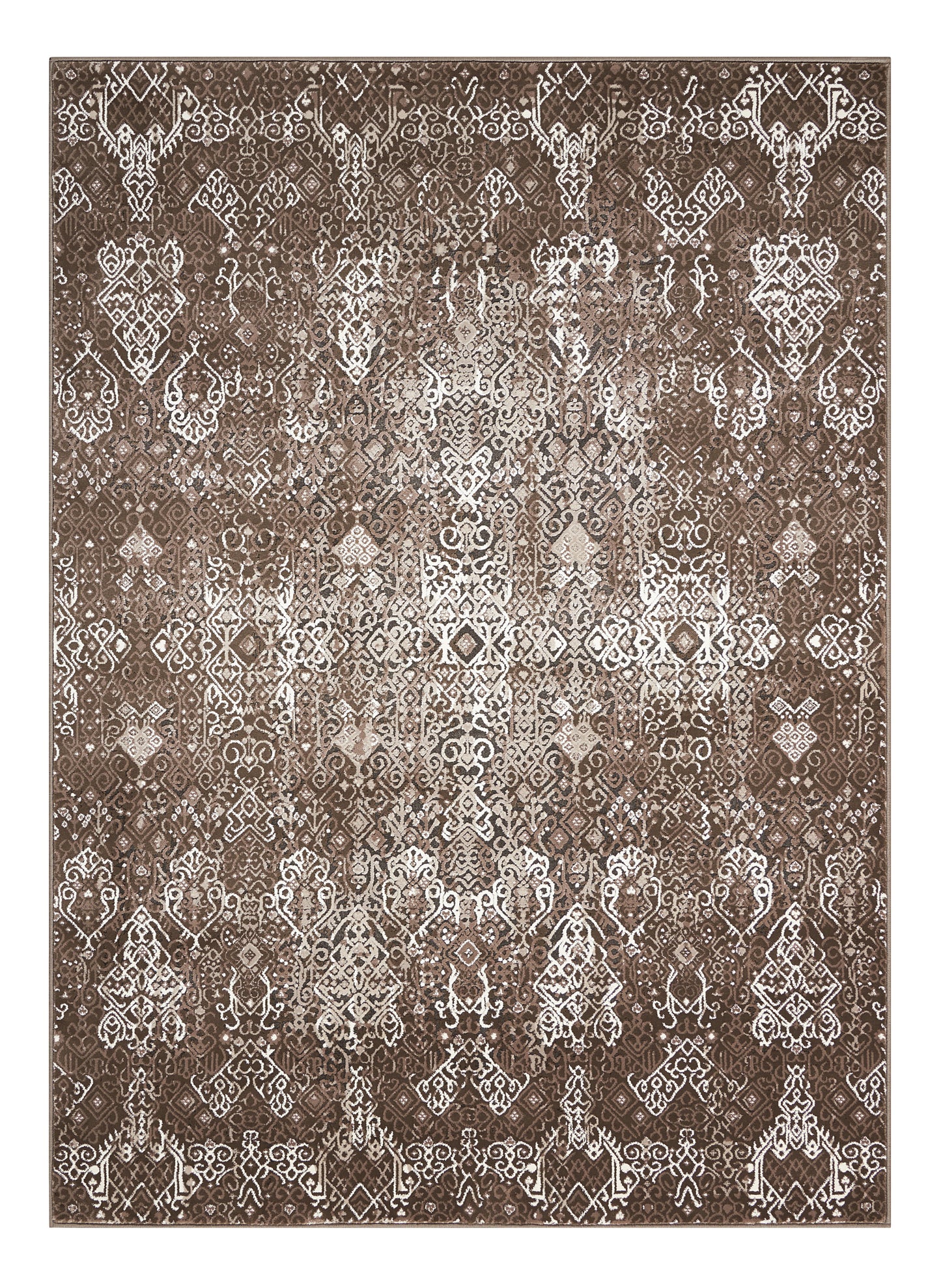 Nourison Home Karma KRM04 Mocha Transitional Power-loomed Rug