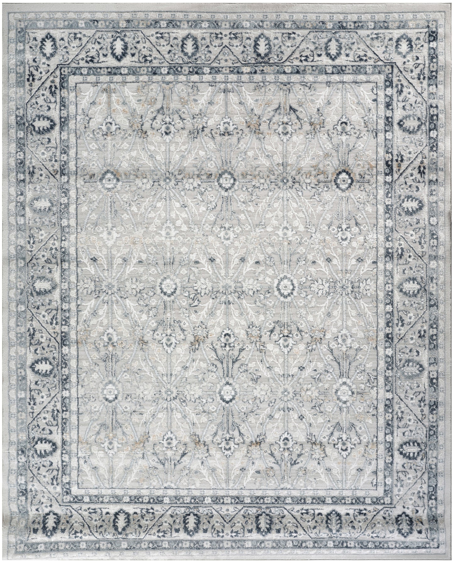 Nourison Home Dekor  Grey Navy  Traditional
