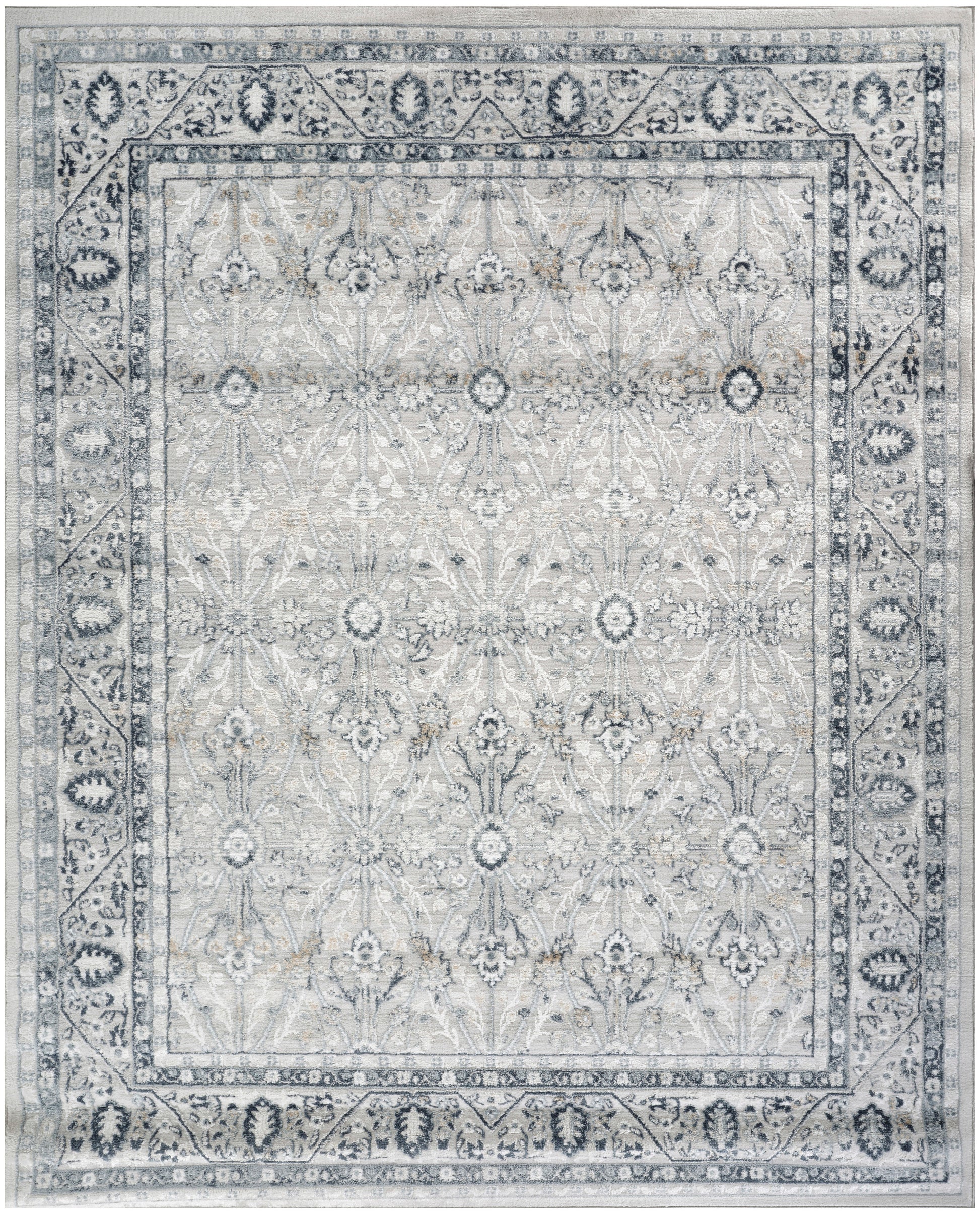 Nourison Home Dekor  Grey Navy  Traditional