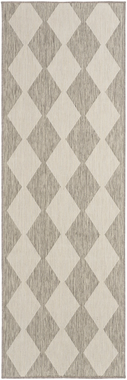 Nourison Home Positano POS04 Light Grey Contemporary Power-loomed Rug