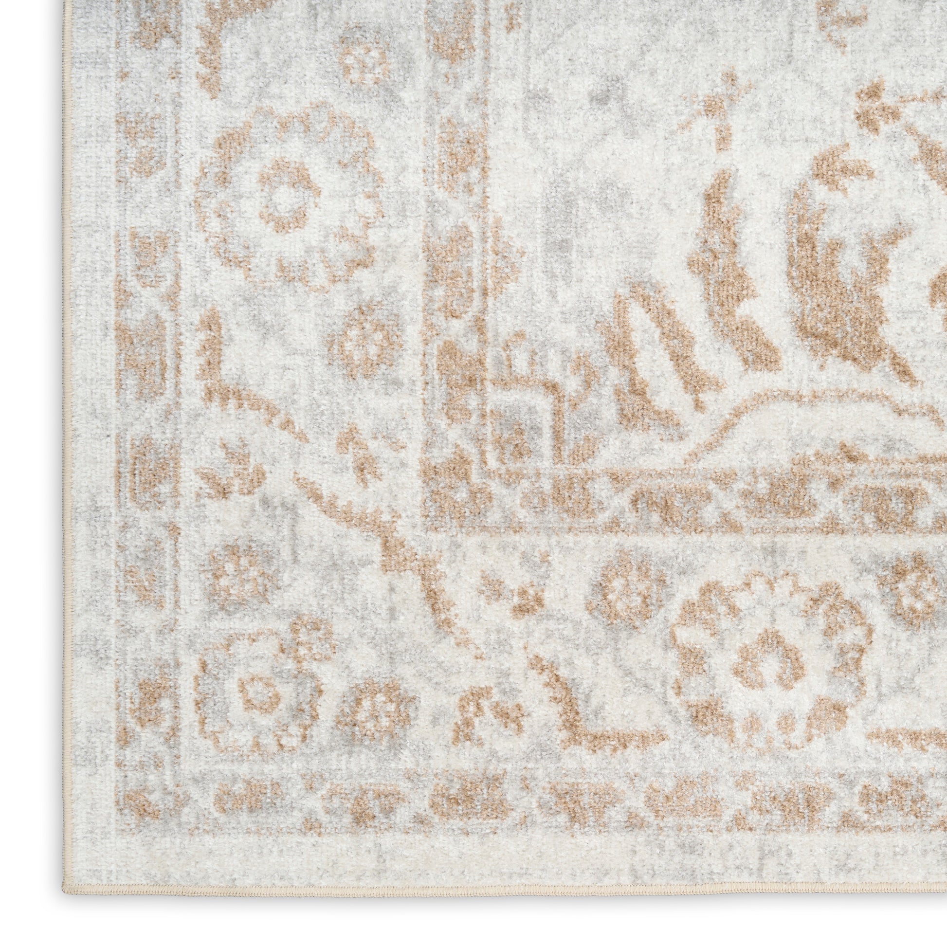 Nourison Home Astra Machine Washable  Grey  Traditional