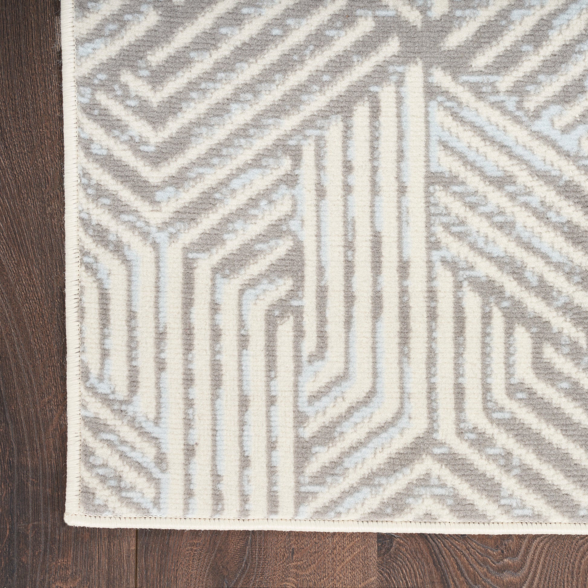 Nourison Home Grafix  Grey  Contemporary