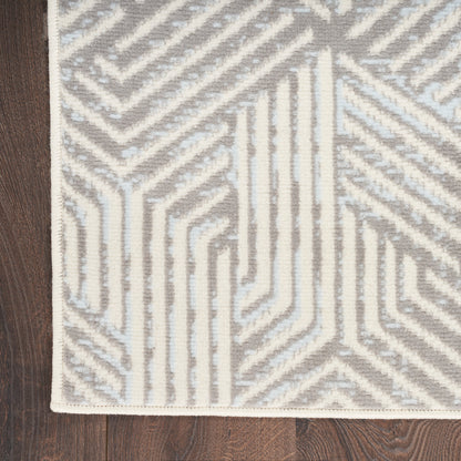 Nourison Home Grafix  Grey  Contemporary