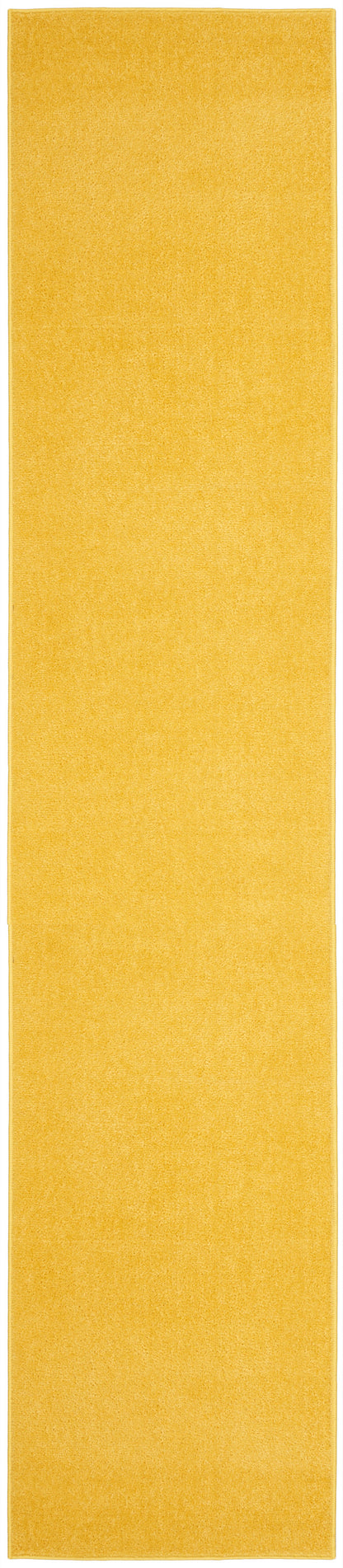 Nourison Home Nourison Essentials NRE01 Yellow Contemporary Power-loomed Rug