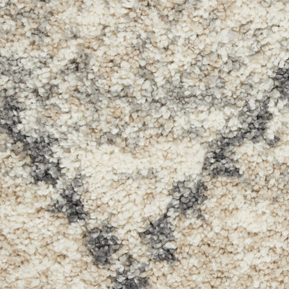 Nourison Home Oslo Shag  Ivory Grey  Contemporary