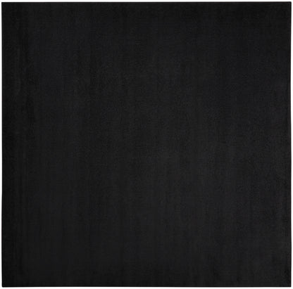 Nourison Home Nourison Essentials NRE01 Black Contemporary Power-loomed Rug