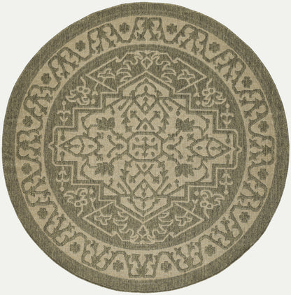 Nourison Home Tulum TLM05 Olive Contemporary Loom-woven Rug