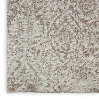 Nourison Home Damask  Ivory  Transitional