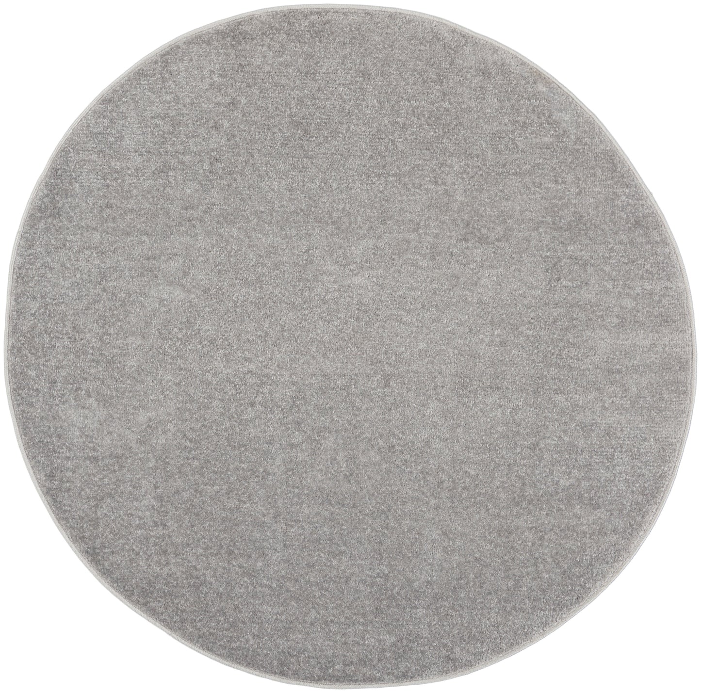 Nourison Home Nourison Essentials NRE01 Silver Grey Contemporary Power-loomed Rug