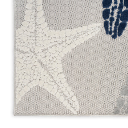 Nourison Home Aloha  Grey Multi  Contemporary