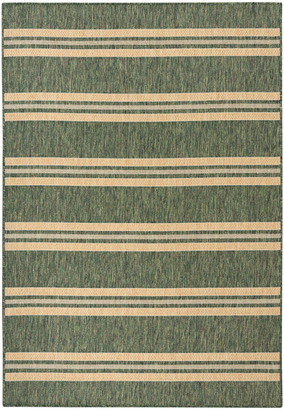 Nourison Home Horizon Indoor/Outdoor HOZ05 Green Contemporary Power-loomed Rug