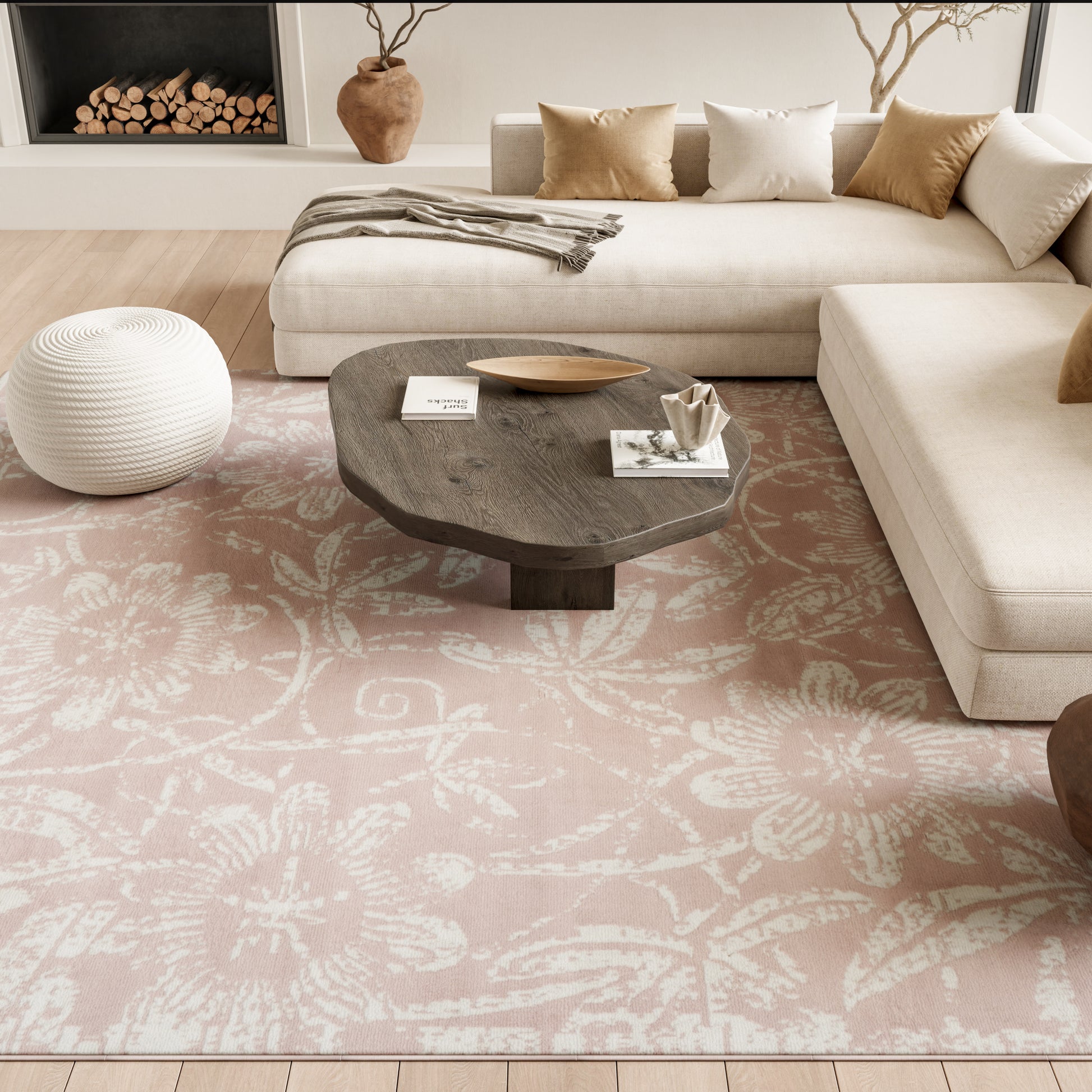Nourison Home Whimsicle  Pink  Contemporary