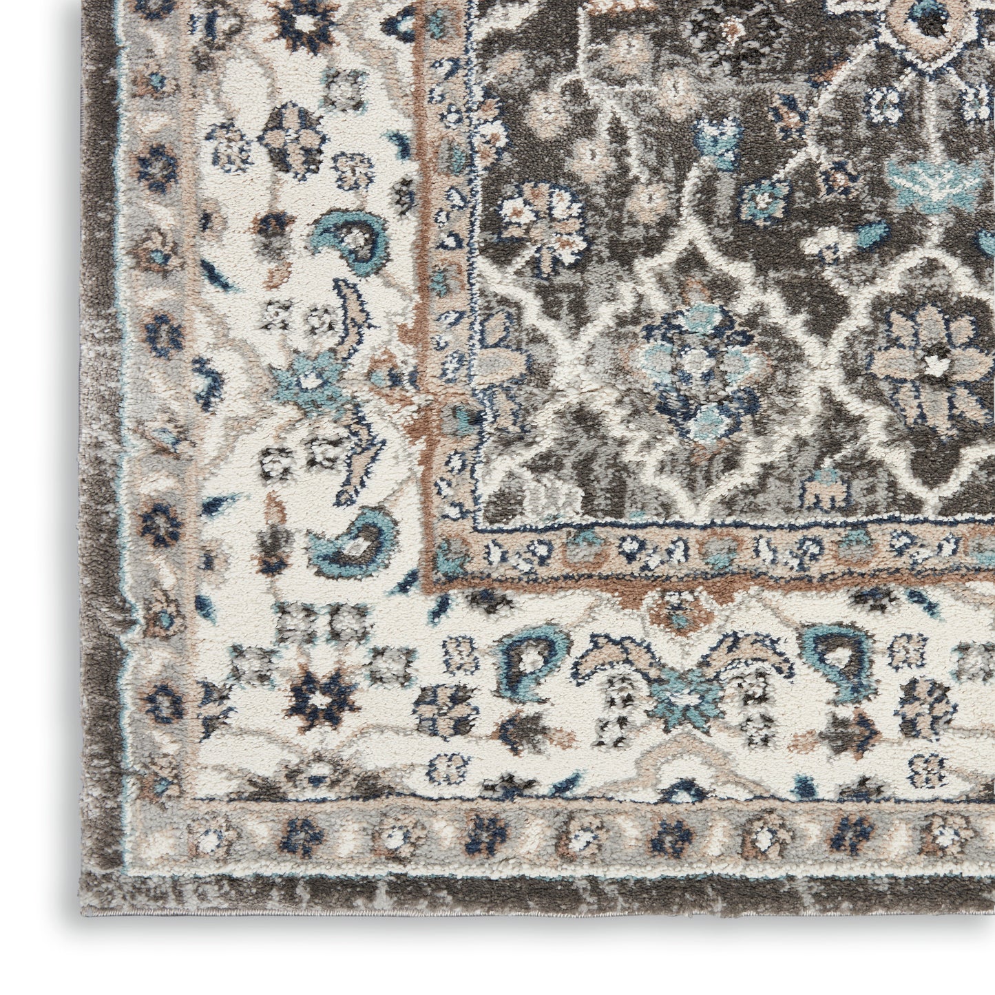Nourison Home American Manor  Grey Ivory  Traditional