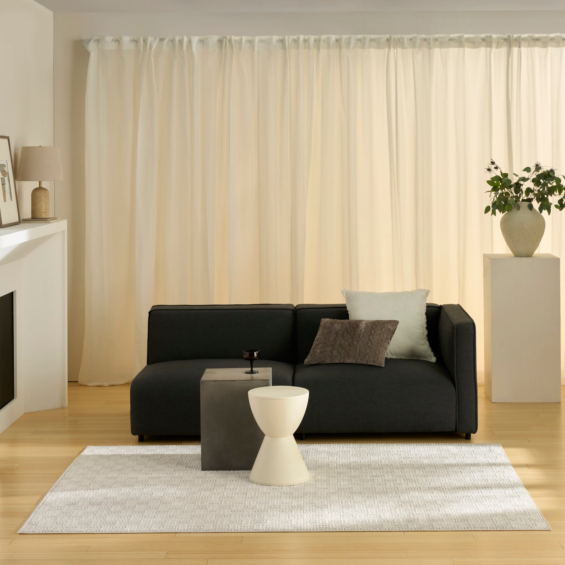 Nourison Home Nordic  Ivory Grey  Contemporary
