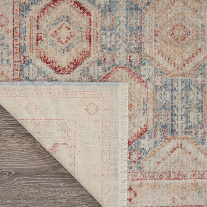 Nourison Home Homestead  Light Blue Multi  Traditional