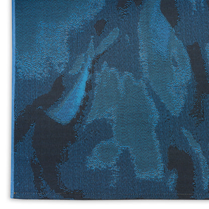 Nourison Home Color Splash  Blue Ivory  Contemporary